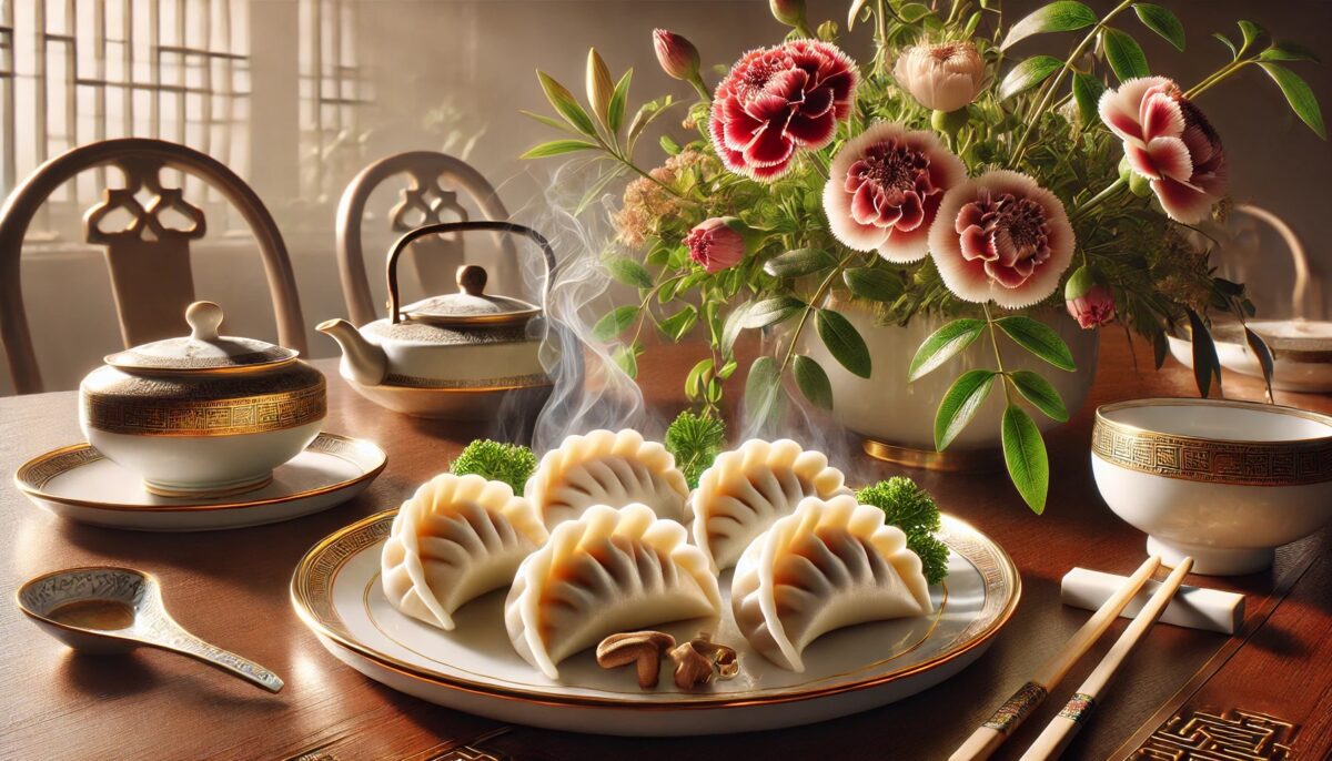 香菇白菜素饺子