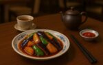 Weekly Buddhist Diet: Di San Xian (fried potato, green pepper and eggplant)