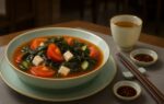 Weekly Vegetarian: Tomato, Seaweed, and Tofu Soup