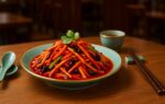 Weekly Buddhist Diet: Vegan Yuxiang Shredded “Pork” (Shredded Tofu Sticks)